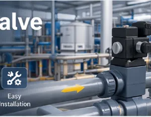 PVC Solenoid Valve 2/2 Way Type 160 Automatic Control Valve for Water Treatment System thumbnail-1