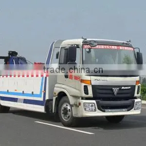 Foton 15T Wrecker Truck Mounted Crane,Towing Truck With 5T Crane for Sale! thumbnail-1