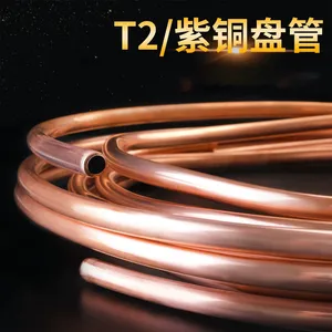Seamless ACR Copper Coil Tube C12200 ASTM B280 for Refrigeration Air Conditioner Installation thumbnail-5