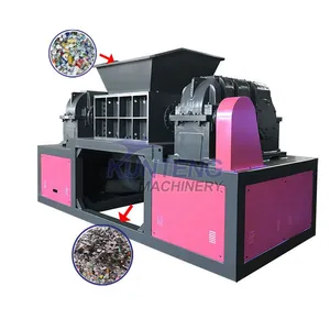 Municipal Waste Shredder/crusher Machine for Hard Disk Garbage Cardboard Carton Box Shredding Weed Fabric Scrap Metal Crushing EPC thumbnail-1