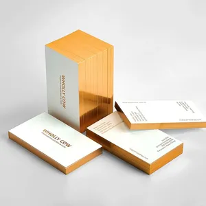 Luxury Paper Golden Name Card With Good Design thumbnail-1