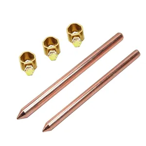 Underground Copper Ground Rod for Electrical Distribution Earthing Networks thumbnail-1
