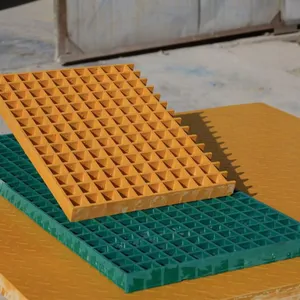 Fiberglass Reinforced Plastic FRP GRP Grating for Walkway and Flooring Applications thumbnail-1