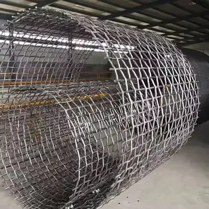 65Mn Steel Lock Crimp Screen Mesh for High-Impact Primary Scalping in Mining, Wear-Resistant Woven Wire Screen Cloth thumbnail-4