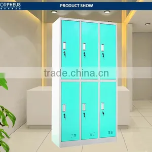 Modern Fashion Colorful Staff Dormitory Steel Locker of Luo Yang thumbnail-2