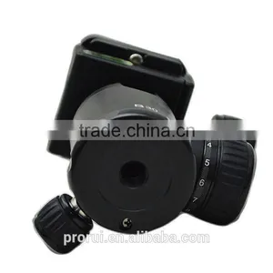 1/4" Screw Photography Camera Tripod Ball Head 360 Degree Fluid Rotation Ballhead For DSLR Camera thumbnail-4