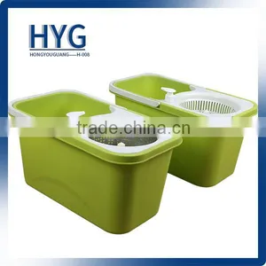 Apple Green Magic Floor Spin Mop With Wheels thumbnail-5