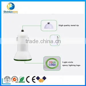 2014 New 5V 2a Car Charger, Mobile Phone Car Charger, Car Charger Adapter With FCC,CE and Rohs Approval thumbnail-1