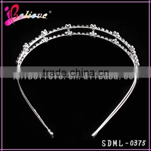 Elegant Pearl Hair Accessories Flower Headband Wholesale Pearl Headband for Women thumbnail-2