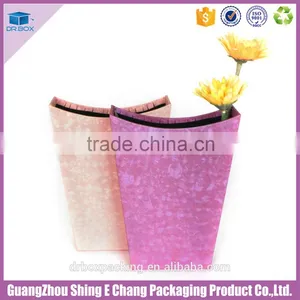The Sitting Room Decoration Color Paper Printing Flower Showing Vase thumbnail-1