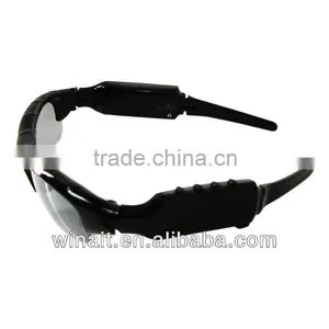 Video Recording Sunglasses Disguise Camera With Mp3 Player Micro sd Card Support Camera Glasses thumbnail-1