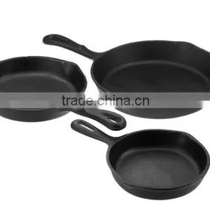 Wholesale German Pre-seasoned Cast Iron Cookware Skillet thumbnail-2