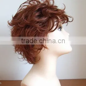 Unproceesed Brazilian Human Hair Full Lace Wig Curly Full Cuticle Human Hair Wig thumbnail-6