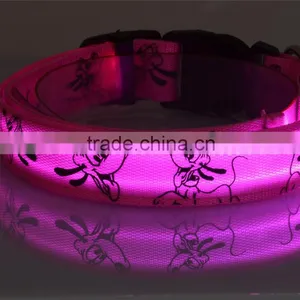 Cartoon Dog LED Pet Dog Cat Collar Night LED Light-up Flashing Glow in the Dark Lighted Dog Collars thumbnail-4