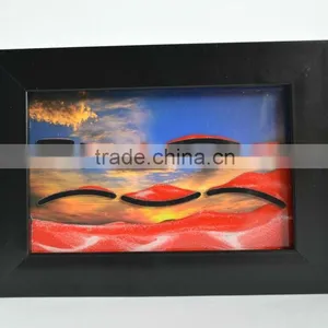 Moving Sand Picture With Wooden Frame thumbnail-1