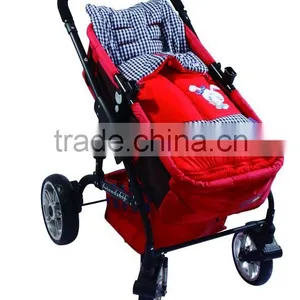 New Design Fashion Baby Stroller Footmuff With Embroider thumbnail-3