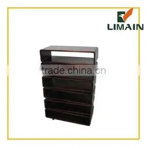 6 Tier Standing Wooden Wine Rack thumbnail-1