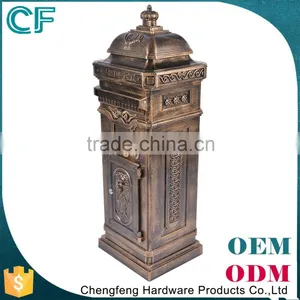 The Most Popular Style In Europe Traditional Desigh Crown Decorative External Post Box From China thumbnail-4