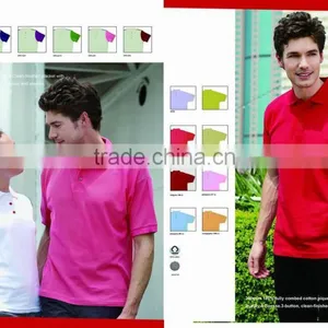 High Quality Fashion Couple Polo Shirt , Custom Polo Shirt Design thumbnail-3