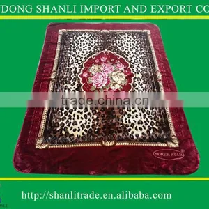 1Ply Printed Raschel Blanket/Korean Mink Blanket thumbnail-6