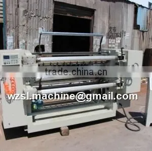 Simple Type Plastic Film Slitting Rewinding Machine thumbnail-1