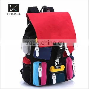 Fashion Design Canvas Sports Backpack/teenagers Fashion Sports Backpack Bag thumbnail-5