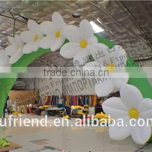 White Wedding Inflatable Arch Inflatable Arch Inflatable Arch Flower Festival Opening Ceremony Arches Wholesale thumbnail-1