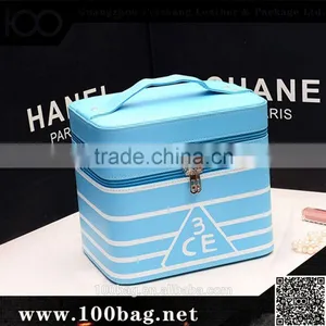 China Make Up Case Cosmetic Case Travel Cosmetic Organizer Makeup Artist Train Case thumbnail-5