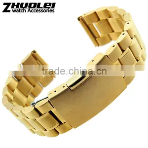 14|16|18|19|20|22|24mm High Quality Imported Stainless Steel Watch Band With Double Click Stainless Steel Buckle thumbnail-4