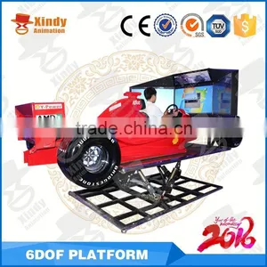 2015 New Electric Platform Fiberglass f1 Racing Car Race Simulator With 3 Screens thumbnail-1