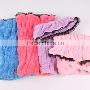 Microfiber Bath Drying Cap/Waterproof Bathing Bonnet thumbnail-1