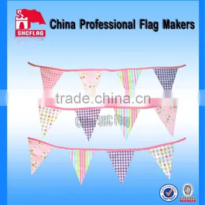 High Quality Birthday Party Wedding Site Decorative Fabric Bunting thumbnail-3