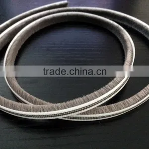 Wool Pile Weather Strip,Manufacture Non-Silicon Wool Pile 6*6 thumbnail-1