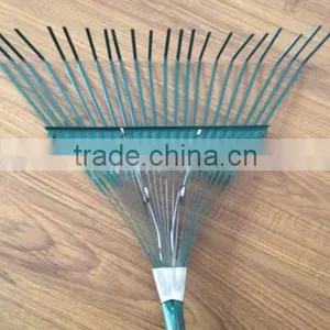 22 Teeth Wooden Handle Heavy Duty Steel Garden Rake thumbnail-4