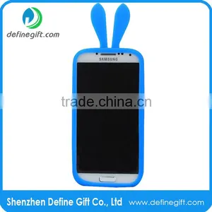 Glow in Dark Luminous Silicone Animal Rabbit Ear Universal Phone Frame thumbnail-1
