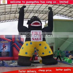 Top Selling Inflatable Promotion Cartoon / Inflatable Cartoon / Inflatable Gorilla Cartoon for Sale thumbnail-4
