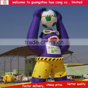 Cheap Inflatable Sasquatch Cartoon, Inflatable Orangutan, Inflatable Cartoon for Advertising thumbnail-1