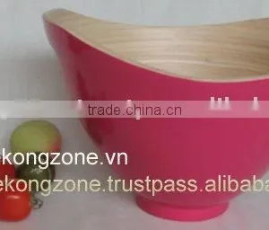 Lacquered Bamboo Bowl thumbnail-1