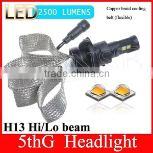 5000lumen 20w Fanless H13 Led Car Headlight Bulbs for MAZDA 2 thumbnail-4