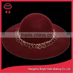 Wide Brim Wool Felt Floppy Hat for Women thumbnail-2