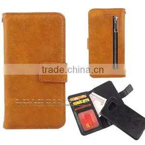 Best Selling Hot Chinese Products Supplier 2 in 1 Detachable Wallet and Phone Case for S6 Phone thumbnail-1