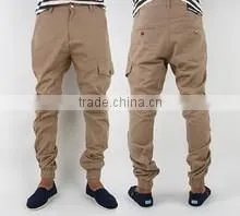 European Style Mens Leisure Chino Pants Latest Style Men Pants - Stylish Slim Fit Mens Chino Pants - Men Cotton Twill Peach Fin thumbnail-1