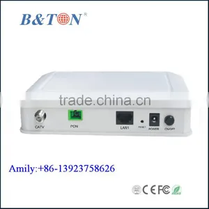 FTTH FTTx 1GE+CATV+WiFi GEPON EPON Modem Triple Play ONU Cortina Chipset ONT thumbnail-2