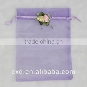 Organza,satin,microfiber,velvet,organza Material and Recyclable Feature Personalized Organza Bags thumbnail-2