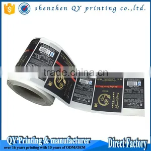 Bottle Labels,Waterproof Juice Fruit Bottle Labels,Wholesale Roll Packaging Bottle Labels thumbnail-1