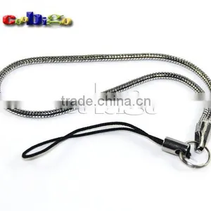 Mobile Cell Phone Strap Lariat Black With Chain Plated (138mm Length) Fit For Toy Keychain Accessories thumbnail-2
