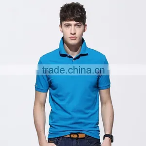Custom Original Cotton Plain Color Design Quick Dry Moisture Transfer Golf Polo Shirts thumbnail-3