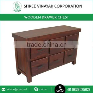 Antique Design Wood 6 Drawers Chest for Bulk Buyers at Wholesale Rate thumbnail-1