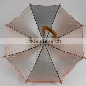 Customized Made Colorful Straight Best Selling Wooden Umbrella With Sunscreen thumbnail-2