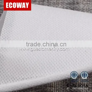 Cheap Disposable Non-woven Hotel Slipper 3mm Whiten Pressed EVA Sole Slippers thumbnail-2